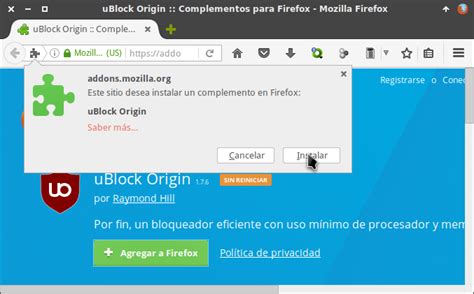 2. uBlock Origin (Chrome, Firefox)
