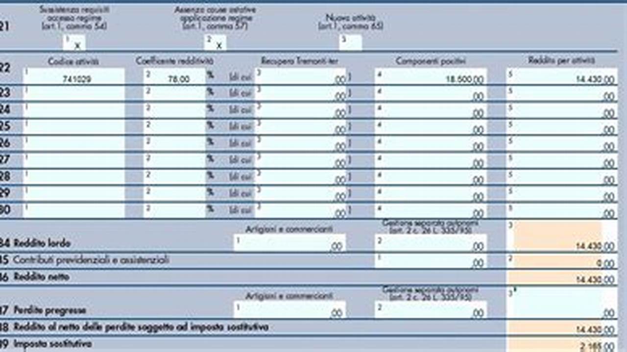 2.5 Come Compilare La Sezione "Dati Del Contribuente", IT Modello