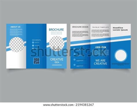 2.5x3.5 Trifold Catalog Using Circles