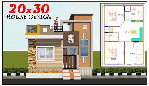 20 30 House Plans 3d North Facing X 36 East Plan Without Car Parking 2bhk
