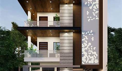 20 By 50 House Elevation Design Duplex Front Architecture Home Decor