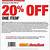 20 off autozone coupons coupon codes august 2022