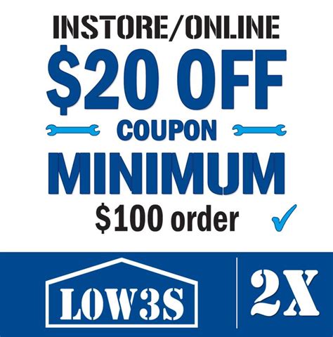 20 Percent Off Lowes Coupon