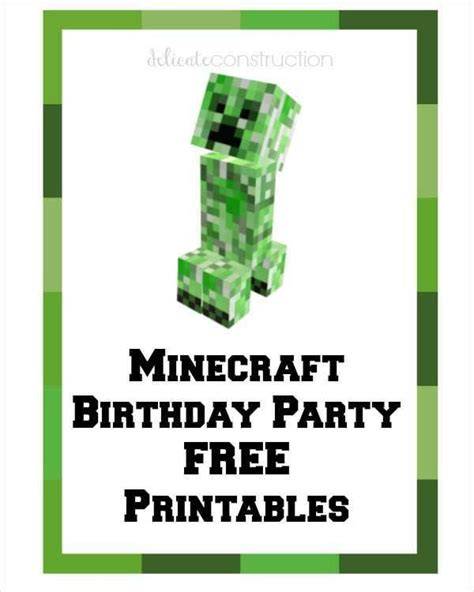 20+ Minecraft Birthday Card Design Templates - Candacefaber