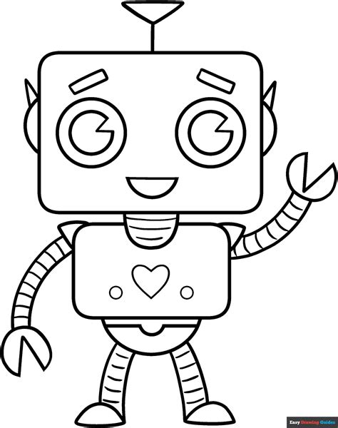 20 Cute Robot distort Pages For Your short unrivaled