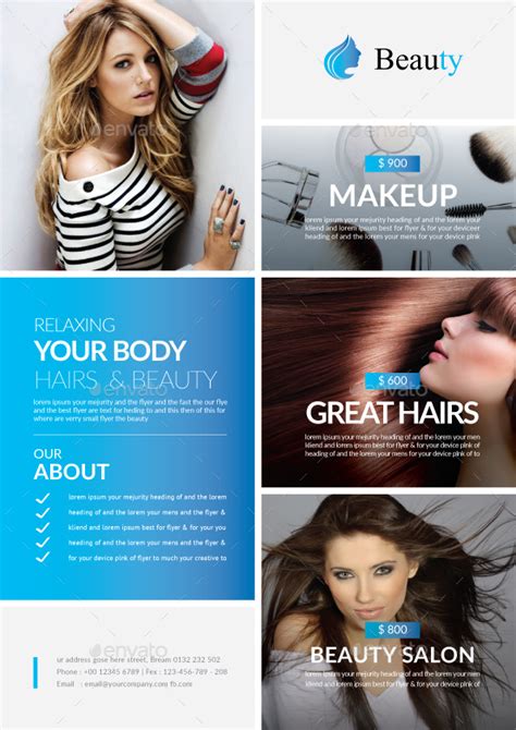 20 Free PSD Beauty & Health Care PSD Business Flyer Templates! | Free PSD Templates