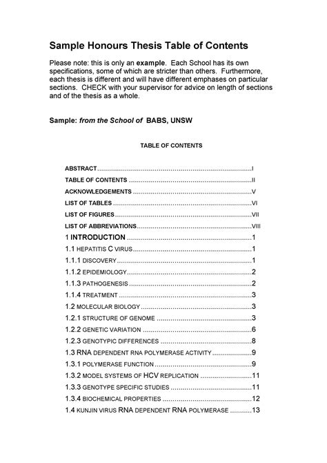 20 Table of Contents Templates and Examples - Template Lab