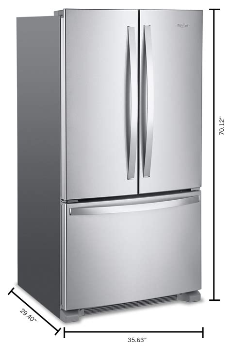 20 cu ft counter depth french door refrigerator