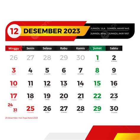 20 desember hari apa