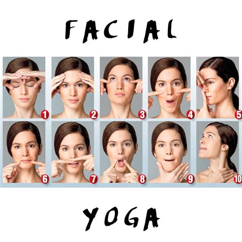 20 ejercicios de yoga facial