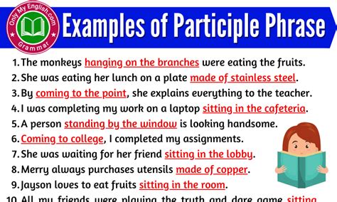 20 examples of past participle sentences with answers