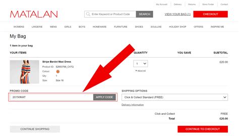 20 Matalan Discount Code In Store