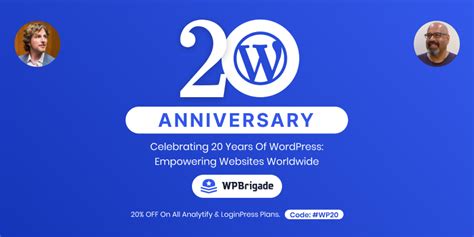 20 years of WordPress