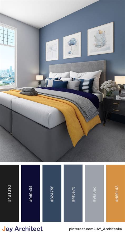 20. Paint a bed to add depth to a bedroom scheme