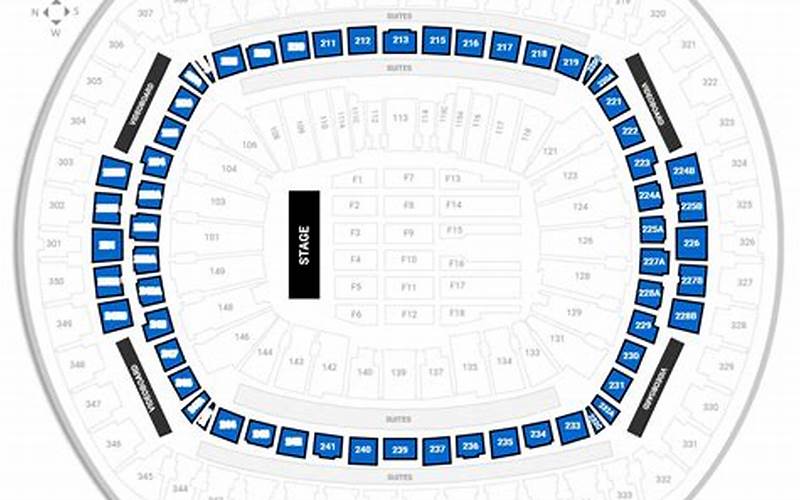 200 Level Metlife Seating Chart