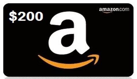 200 Dollar Amazon Gift Card