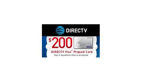 Directv 200 visa gift card 2019