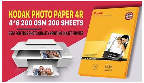 200 GSM PAPER HIGH QUALITY GLOSSY 4R PHOTO PAPER FOR