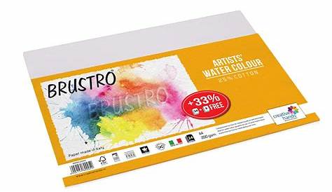200 Gsm Spanish Art Paper Buy Brustro ists' Watercolour A3 25
