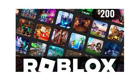 Roblox Gift Card 200 kr Game