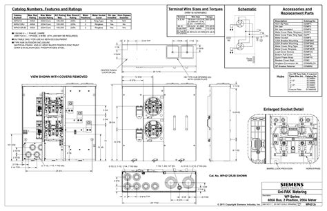 200 amp panel dimensions