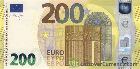 200 euros to pounds in cash
