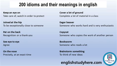 200 idioms