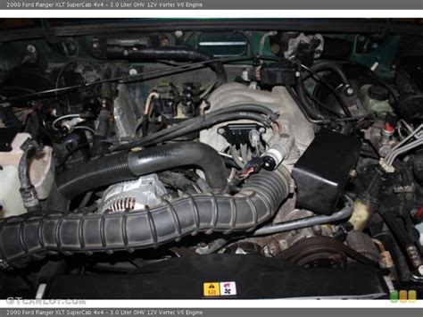 2000 Ford Ranger XLT SuperCab 3.0 Liter OHV 12V Vortec V6 Engine Photo