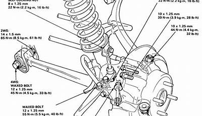 2000 Honda Accord Rear Suspension