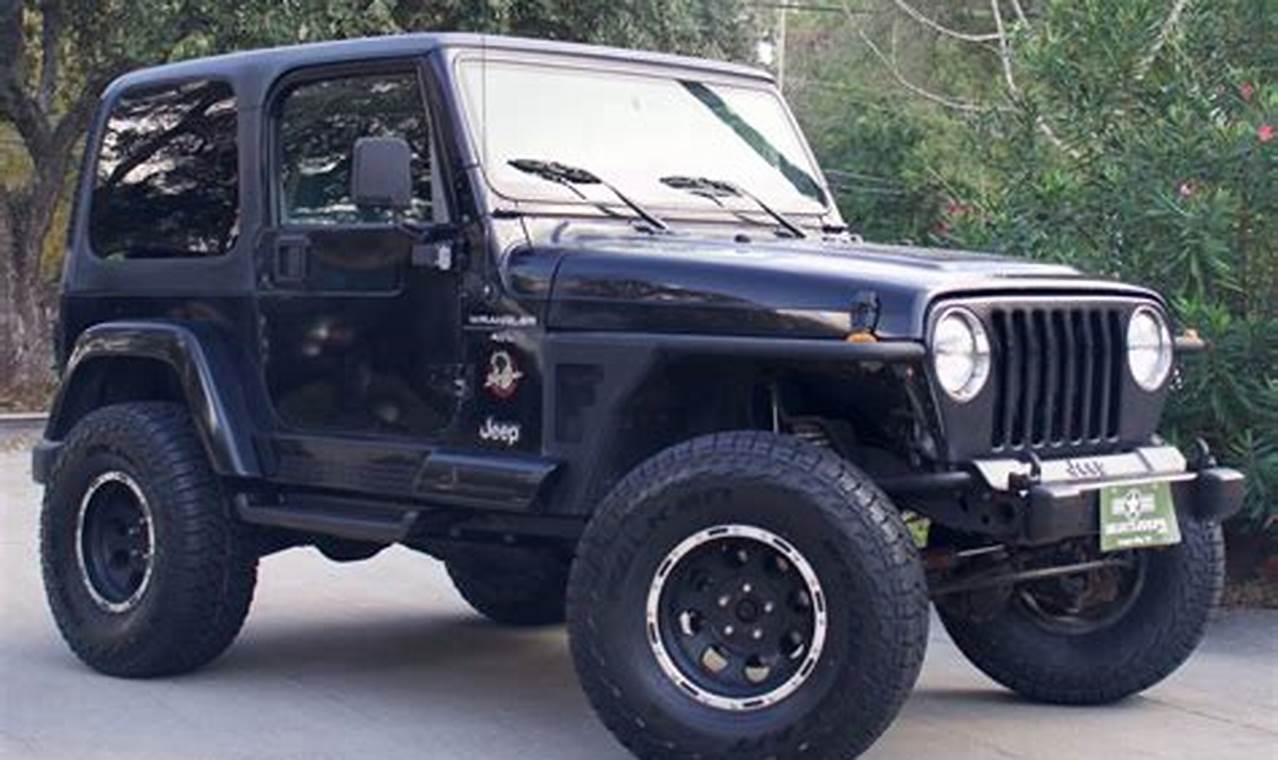 2000 jeep wrangler sahara for sale