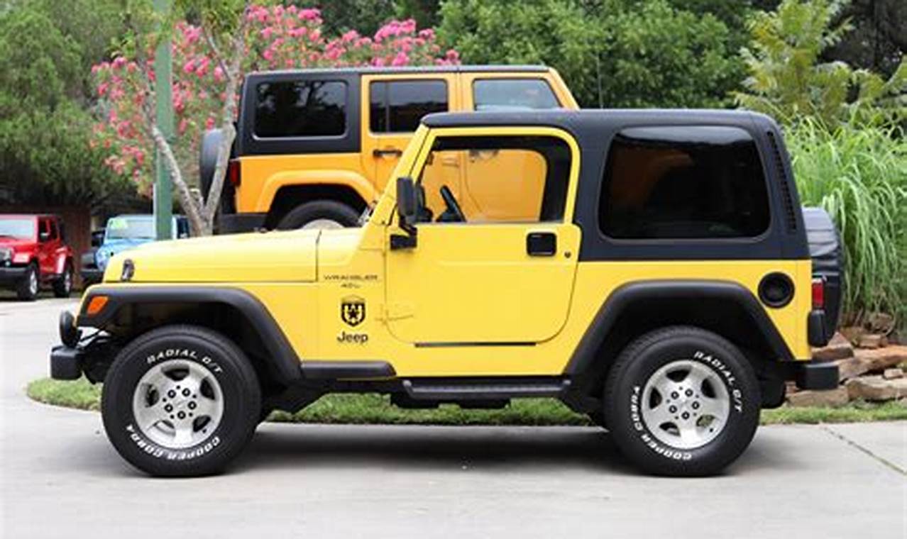 2000 jeep wrangler sport for sale