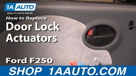 2000 ford f250 door lock actuator removal
