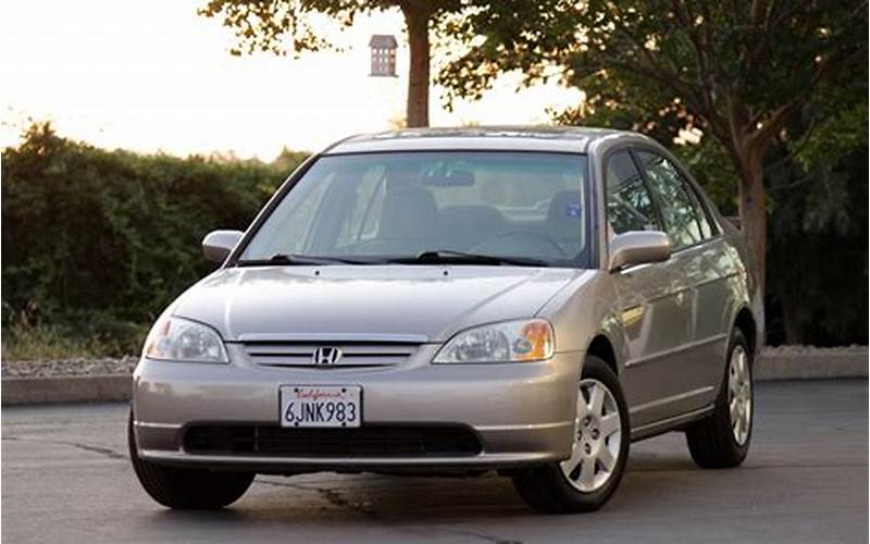 2001 Honda Civic Tire Size