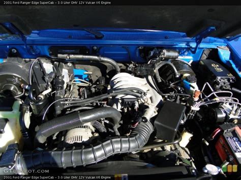 2001 Ford Ranger XLT SuperCab 3.0 Liter OHV 12V Vulcan V6 Engine Photo