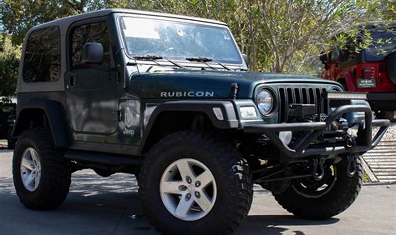 2001 jeep rubicon for sale