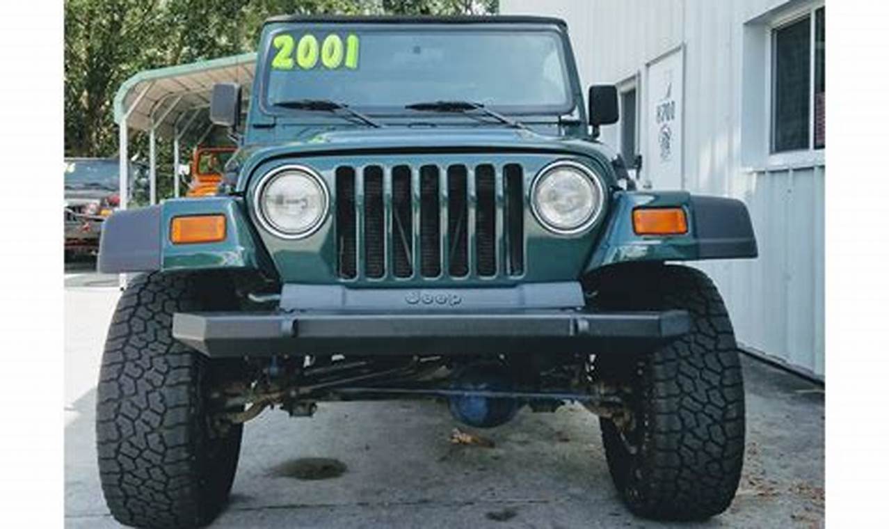 2001 jeep wrangler for sale by owner