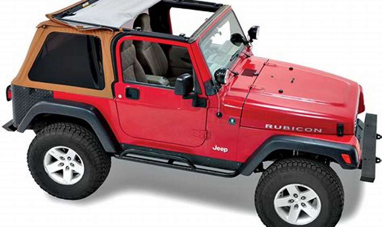 2001 jeep wrangler soft top for sale