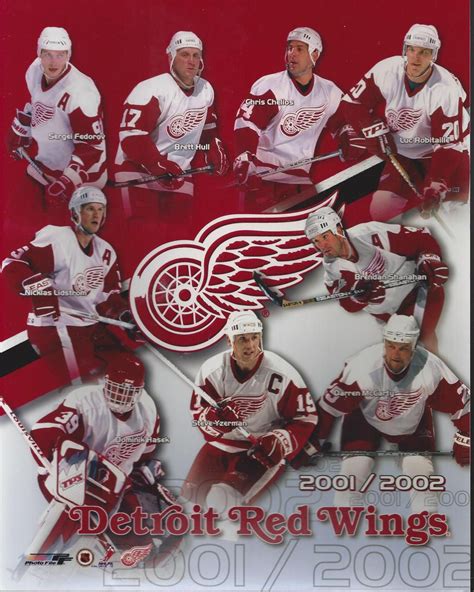 2001 2002 red wings roster