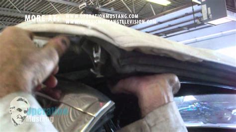2001 Ford Mustang Convertible Top Adjustment