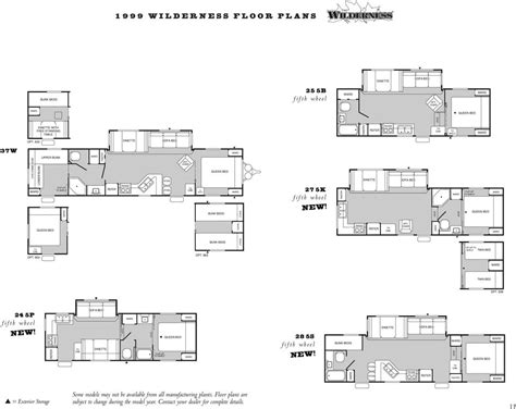 2001 fleetwood floor plans