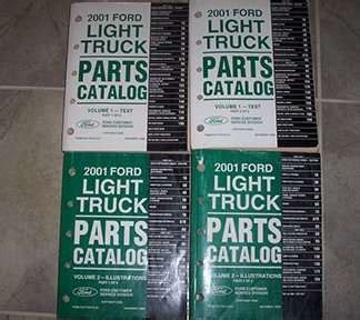 2001 ford ranger parts catalog