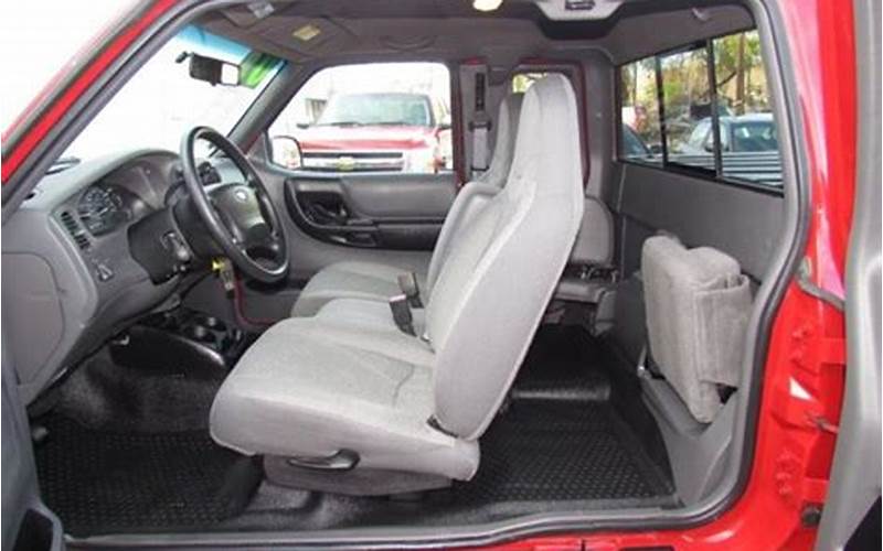 2002 Ford Ranger Crew Cab Interior