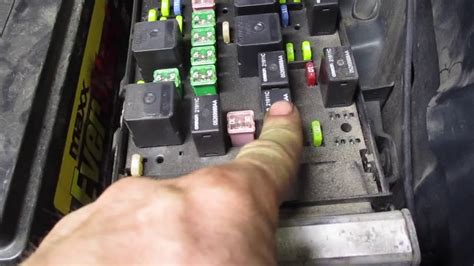 2002 chrysler town and country interior fuse box location