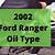 2002 ford ranger oil type