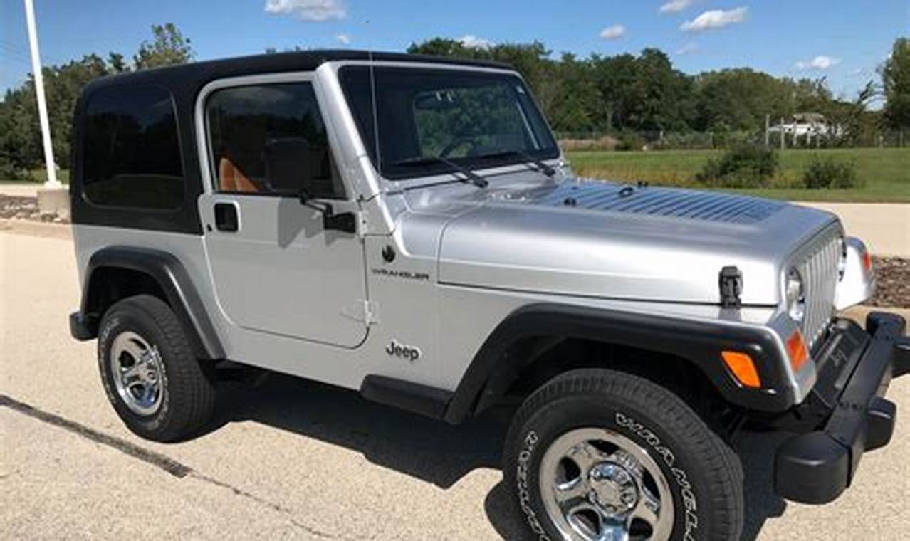 2002 jeep wrangler apex edition for sale