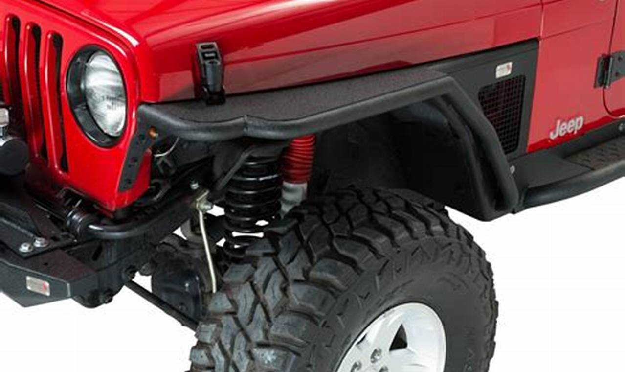 2002 jeep wrangler tj red fenders for sale