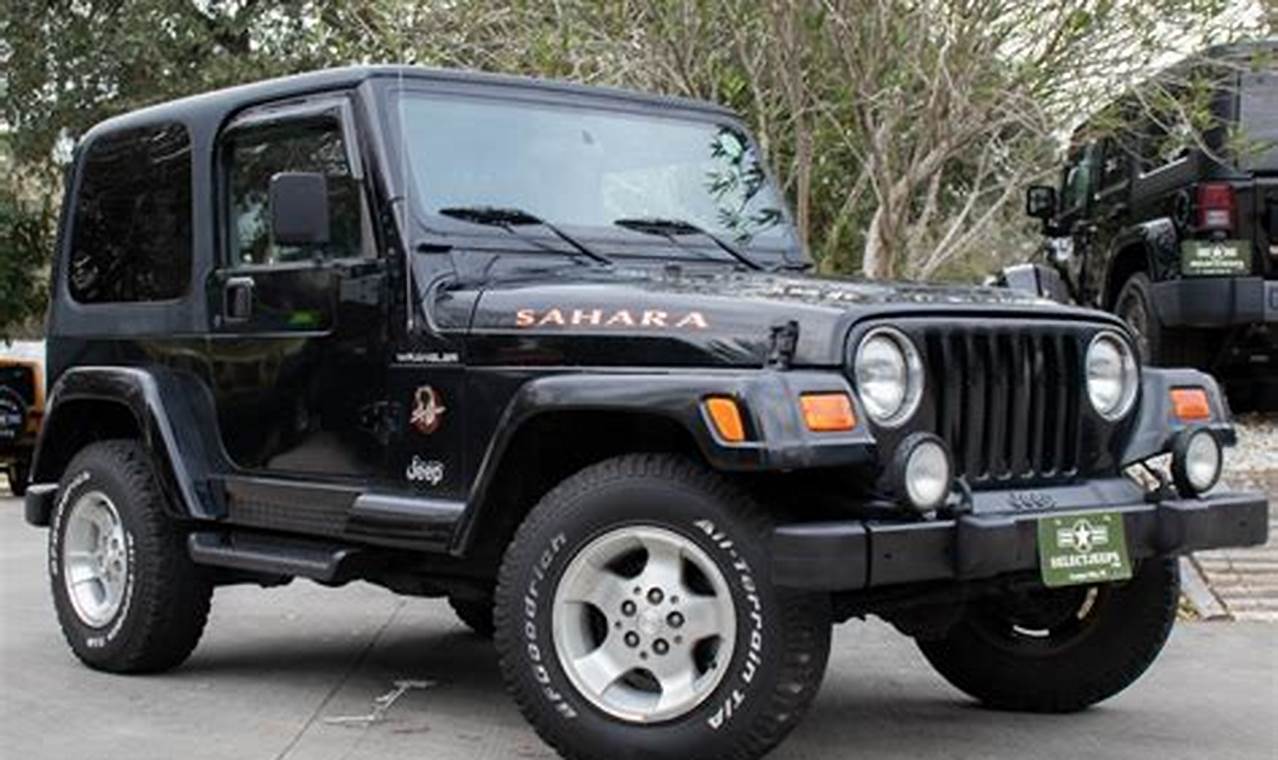 2002 used jeep wrangler for sale