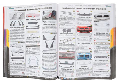 2002 Trans Am Parts Catalog
