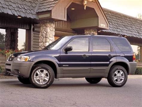 A well-maintained 2002 Ford Escape parked outdoors, showcasing its compact SUV design.