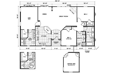 2002 oakwood mobile home floor plans